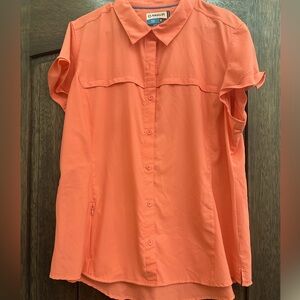 Coral Magellan shirt coral color